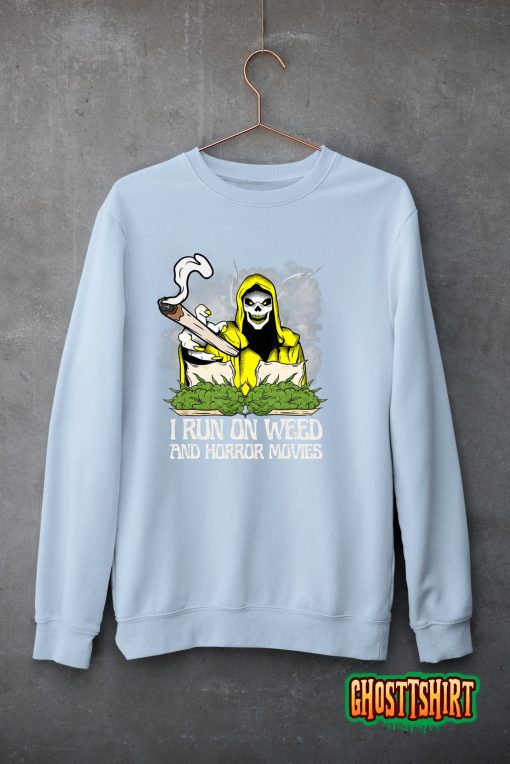 Halloween Skeleton Weed Cannabis Classic T-Shirt