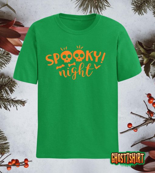 Halloween Spooky Night Cute Skeleton Women Kids Classic T-Shirt