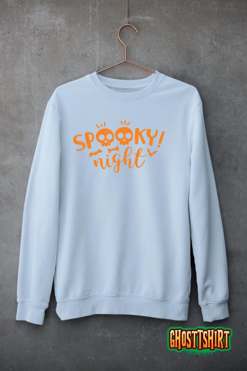 Halloween Spooky Night Cute Skeleton Women Kids Classic T-Shirt