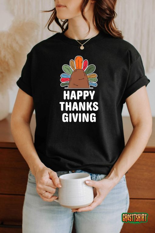 Happy Thanksgiving Autumn Fall Design Thankful Thanksgiving T-Shirt