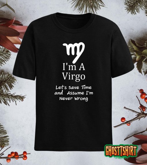 I’m A Virgo Shirt Virgo Symbol T-Shirt