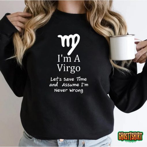 I’m A Virgo Shirt Virgo Symbol T-Shirt