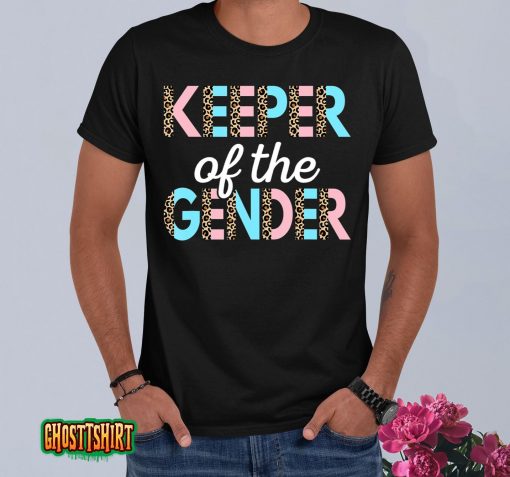 Keeper Of The Gender Baby Shower Gender Reveal Party T-Shirt