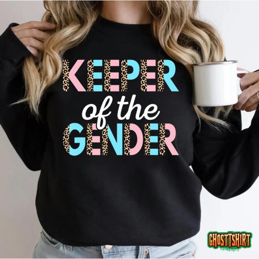 Keeper Of The Gender Baby Shower Gender Reveal Party T-Shirt