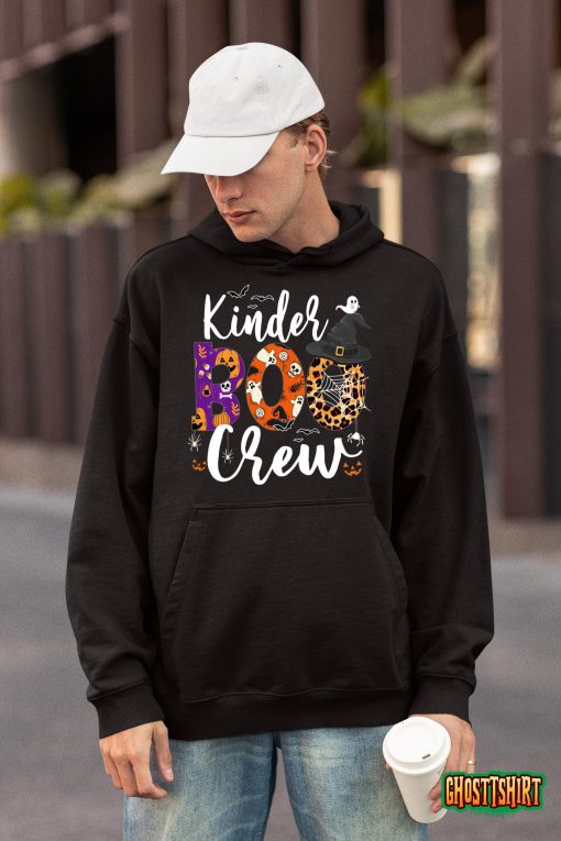 Kindergarten Boo Crew Teacher Student Halloween Costume 2022 Long Sleeve T-Shirt