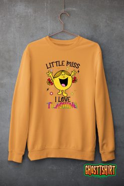 Little Miss I Love Teaching Halloween Toddlers Kids Girls T-Shirt