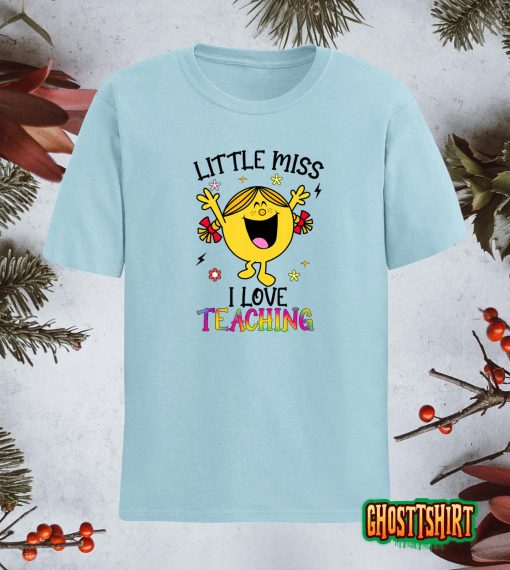 Little Miss I Love Teaching Halloween Toddlers Kids Girls T-Shirt