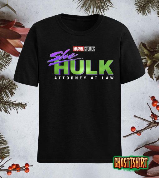 Marvel She-Hulk Attorney At Law Show Logo T-Shirt