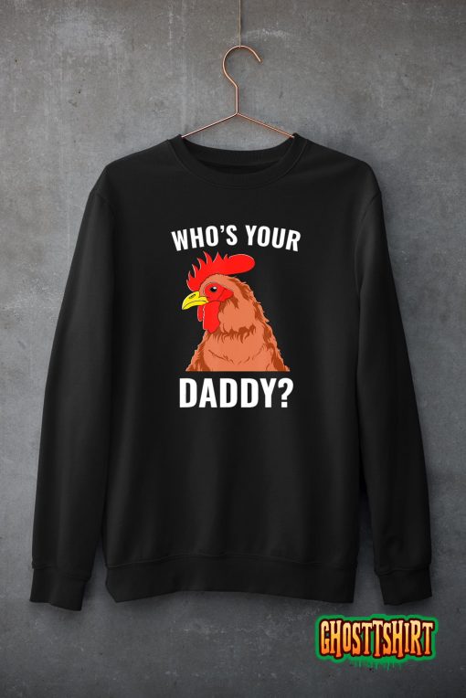 Mens Chicken Daddy Chicken Farmer Chicken Lover Poultry T-Shirt