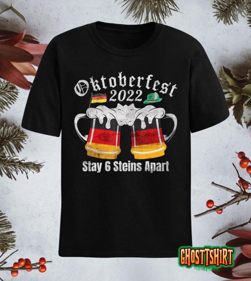 Oktoberfest 2022 6 Stein Apart Beer October T-Shirt