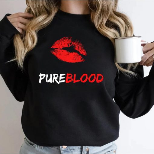 Pure Blood Rep Lipstick For Freedom Loving Patriot Pullover Hoodie