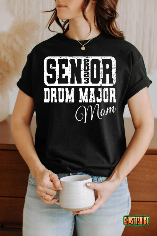 Retro Class of 2023 Senior Drum Major Matching Family Mom T-Shirt