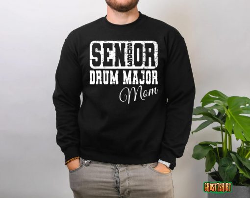 Retro Class of 2023 Senior Drum Major Matching Family Mom T-Shirt