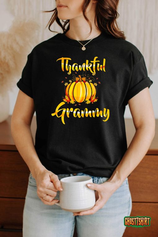 Thankful Grammy PumpkinThankful grateful Thanksgiving Pajama Premium T-Shirt