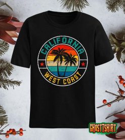 Vintage 60s 70s West Coast Beach Funny Palm Tree California T-Shirt