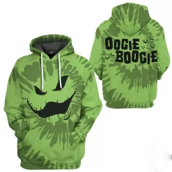 Nightmare Oogie Boogie Green 3D Hoodie