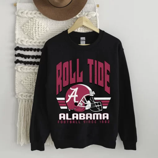 Vintage Retro Alabama Football Shirt Roll Tide Sweatshirt