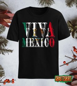 Awesome Mexico Shirt Mexico Flag Mexican Roots Women Men T-Shirt