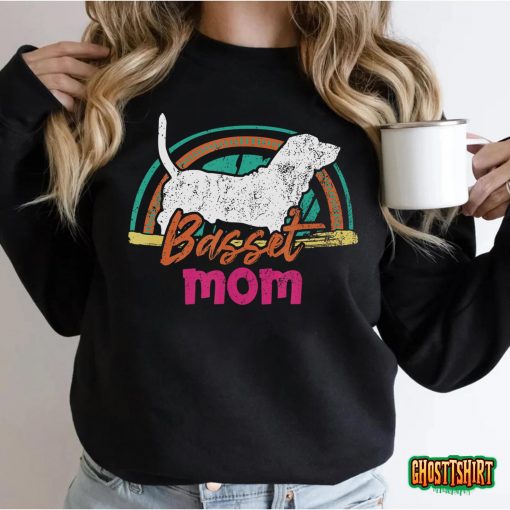 Basset Hound Mom – Basset Hound dog T-Shirt