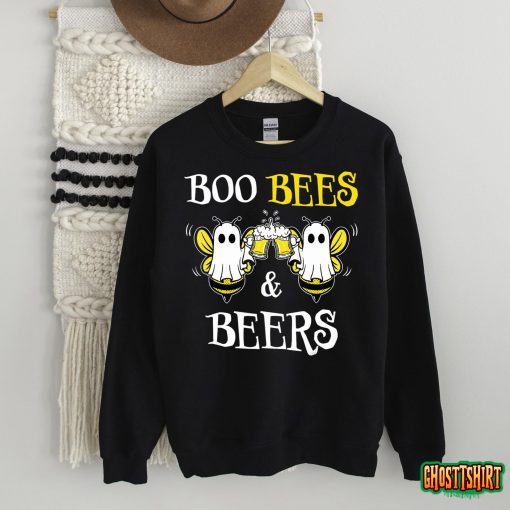 Boo Bees & Beers Couples Halloween Costume T-Shirt