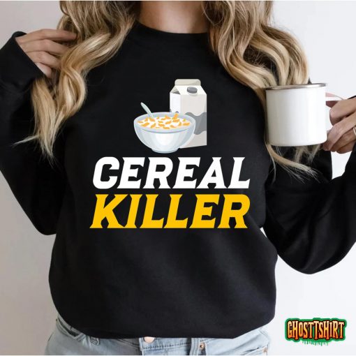 Cereal Killer – Breakfast Lover – Funny Premium T-Shirt