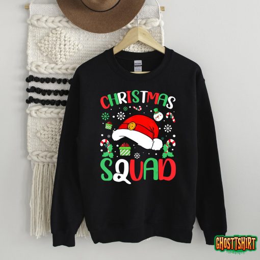 Christmas Squad Family Group Matching Christmas Pajama Party T-Shirt