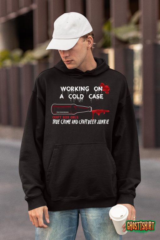 Cold Case Beer and True Crime T-Shirt