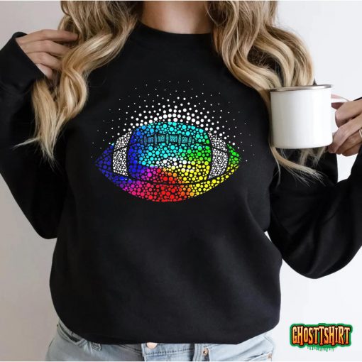 Colorful Dot Football Happy International Dot Day Boys Girls T-Shirt