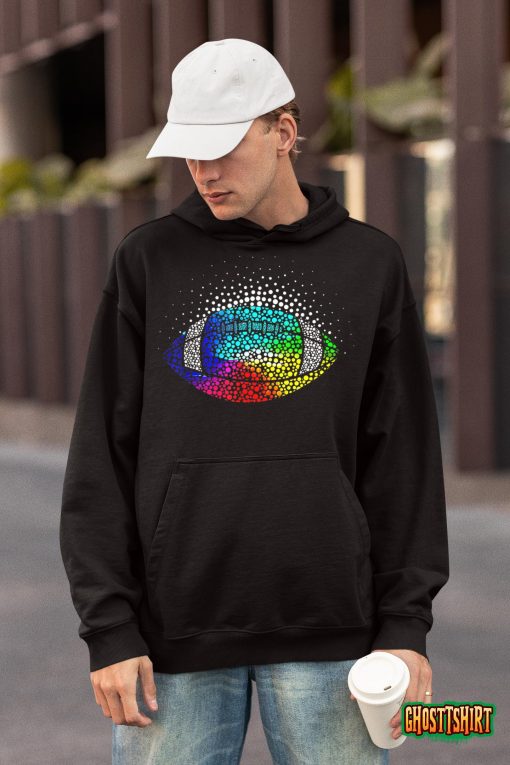 Colorful Dot Football Happy International Dot Day Boys Girls T-Shirt