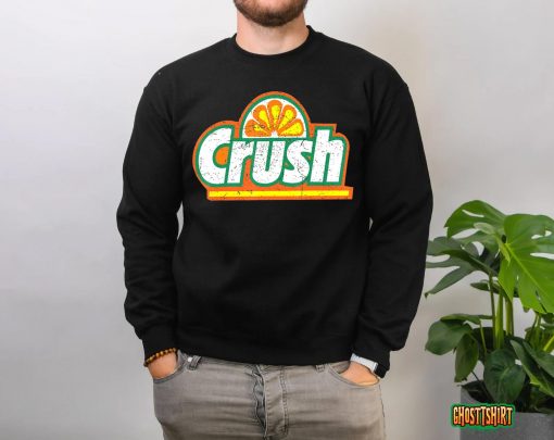 Crush Orange Vintage Retro Design T-shirt