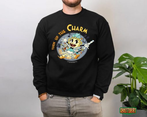 Cuphead Show Ms. Chalice Turn Up The Charm T-Shirt