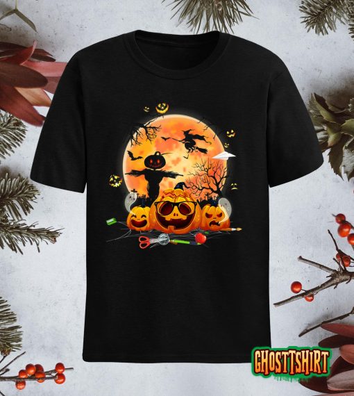 Cute Ghost Halloween Teacher Trick or Teach elementary Mummy T-Shirt