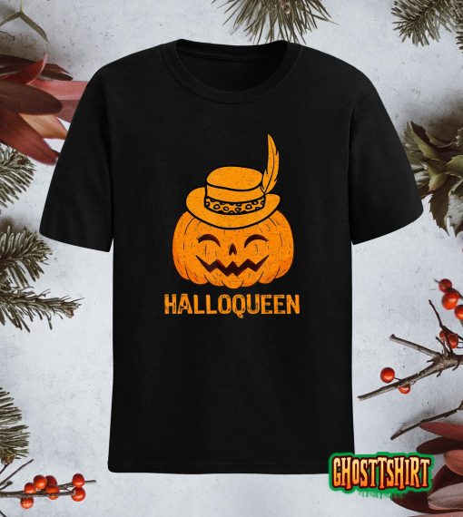 Cute Pumpkin, Funny Pumpkin Wearing A Hat, Halloween 2022 T-Shirt