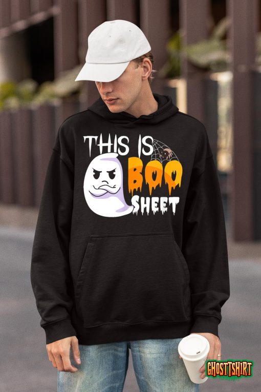 Cute This Is Boo Sheet Funny Halloween Lover Ghost Party T-Shirt