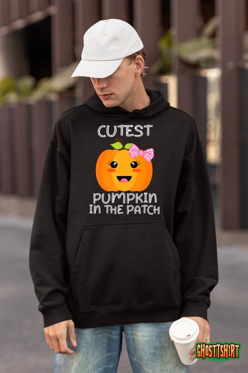 Cutest Pumpkin In The Patch Funny Halloween Thanksgiving T-Shirt
