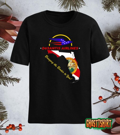 DeSantis Airlines Funny Political Meme Ron DeSantis T-Shirt