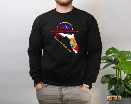 DeSantis Airlines Funny Political Meme Ron DeSantis T-Shirt