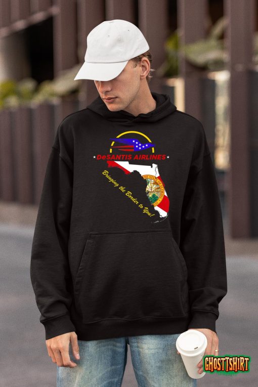 DeSantis Airlines Funny Political Meme Ron DeSantis T-Shirt