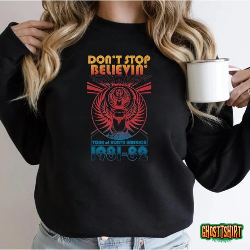 Don’t Stop Believen Vintage 1981 1982 T-Shirt