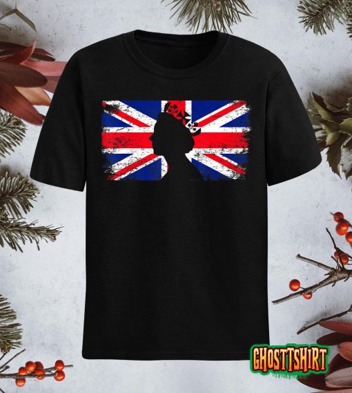 Elizabeth Her Royal Highness Queen Of England Flag Women Men T-Shirt