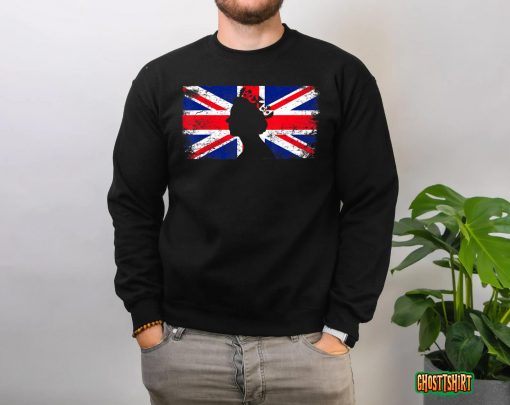 Elizabeth Her Royal Highness Queen Of England Flag Women Men T-Shirt