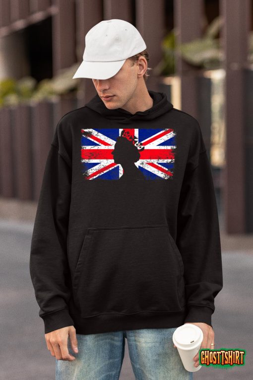 Elizabeth Her Royal Highness Queen Of England Flag Women Men T-Shirt