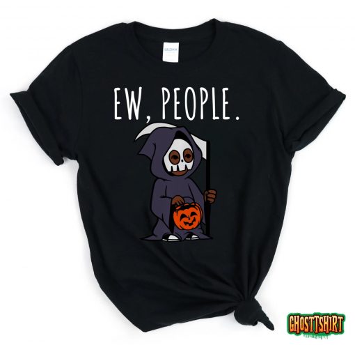 Ew People Halloween Pumpkin Pullover Hoodie