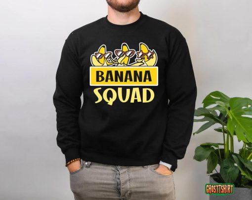 Funny BANANA SQUAD Shirt That’s Bananas Halloween Costume T-Shirt