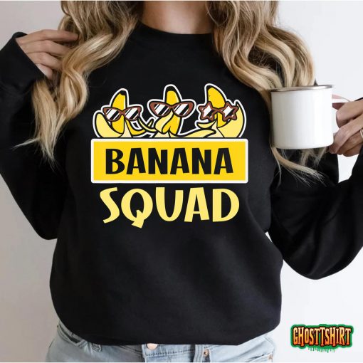 Funny BANANA SQUAD Shirt That’s Bananas Halloween Costume T-Shirt