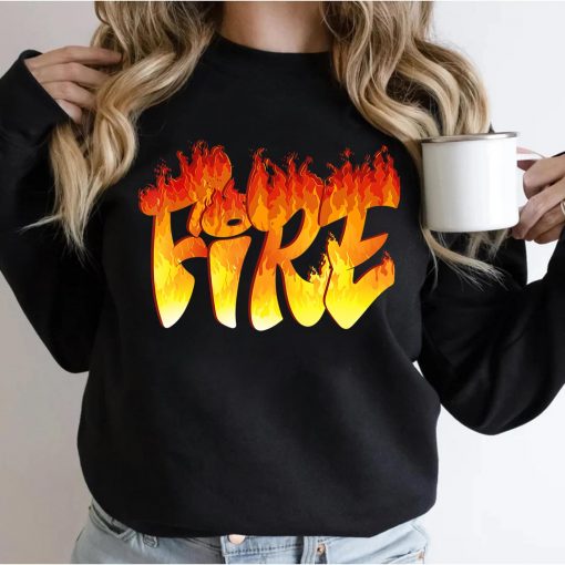 Funny Fire and Ice Costume Halloween Family Matching Women T-Shirt