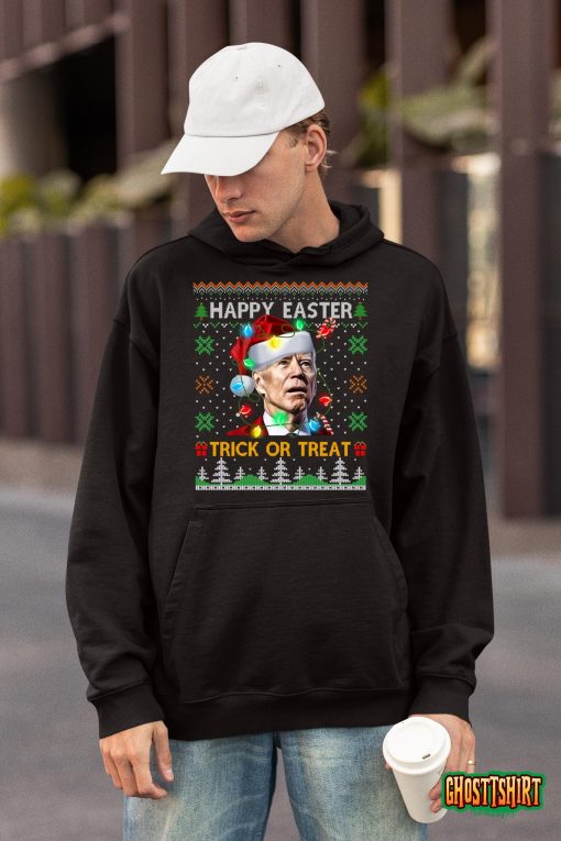 Happy Easter Hlw Funny Joe Biden Christmas Ugly Sweatshirt