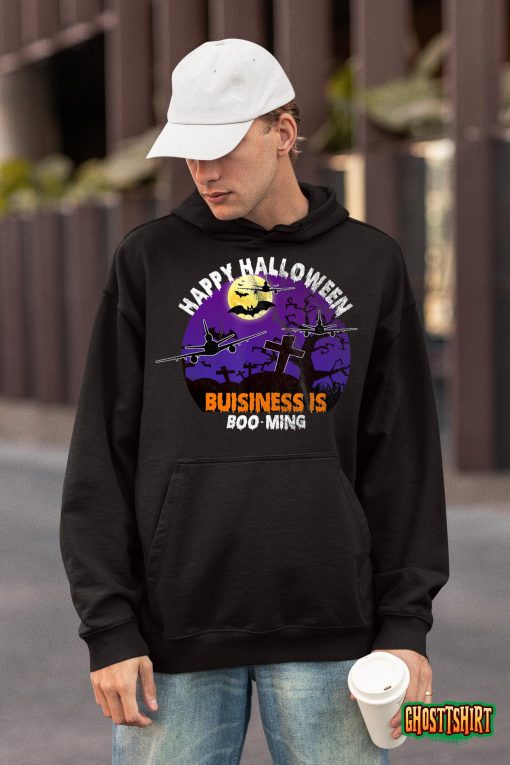 Happy Halloween KC-10 Extender Airplane Purple Sunset T-Shirt