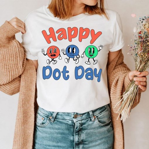 Happy International Dot Day Colorful Polka Dots Kids Toddler T-Shirt