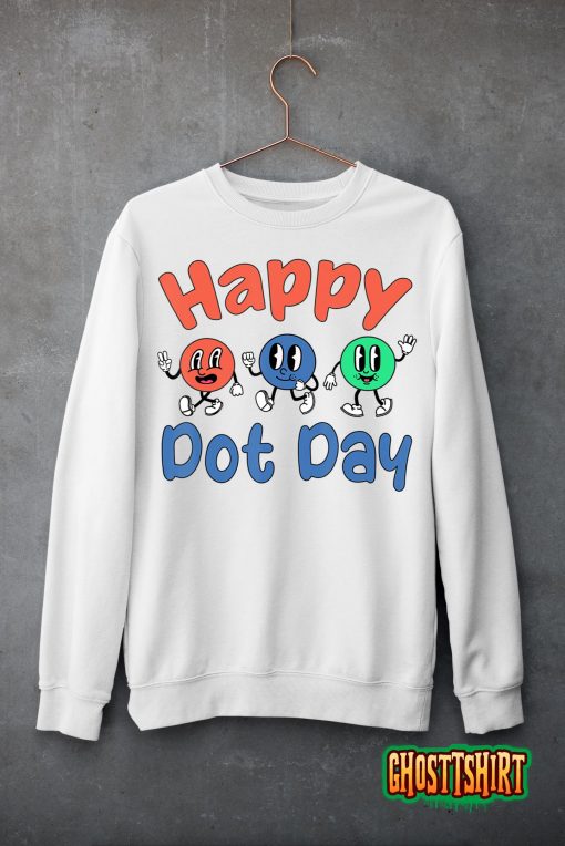 Happy International Dot Day Colorful Polka Dots Kids Toddler T-Shirt